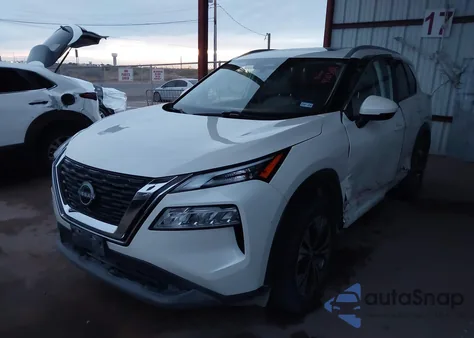 2022 Nissan Rogue Sv Fwd из США, поврежденный, VIN JN8BT3BA5NW043684